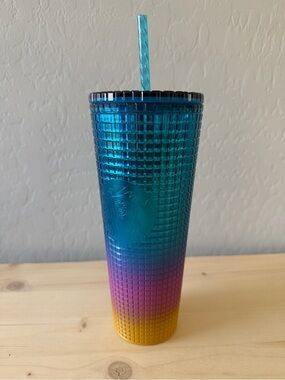 Starbucks Gradient Studded Tumbler - Teal/Purple/Yellow